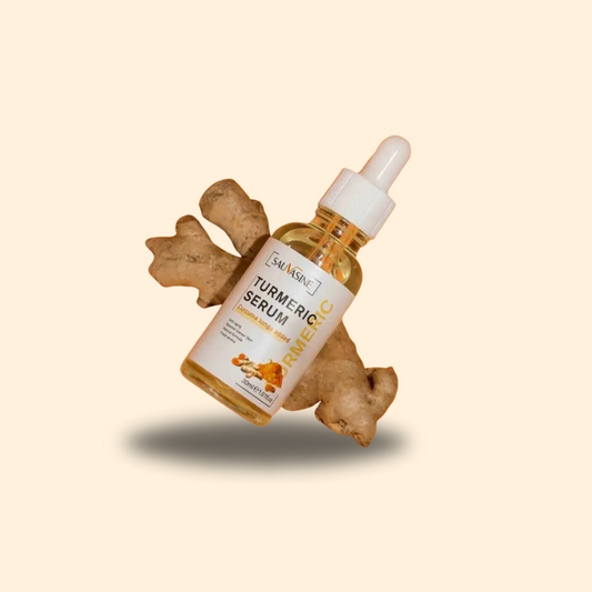 Natural Glow Serum: Turmeric Infused Skincare Solution - blossombellabeauty